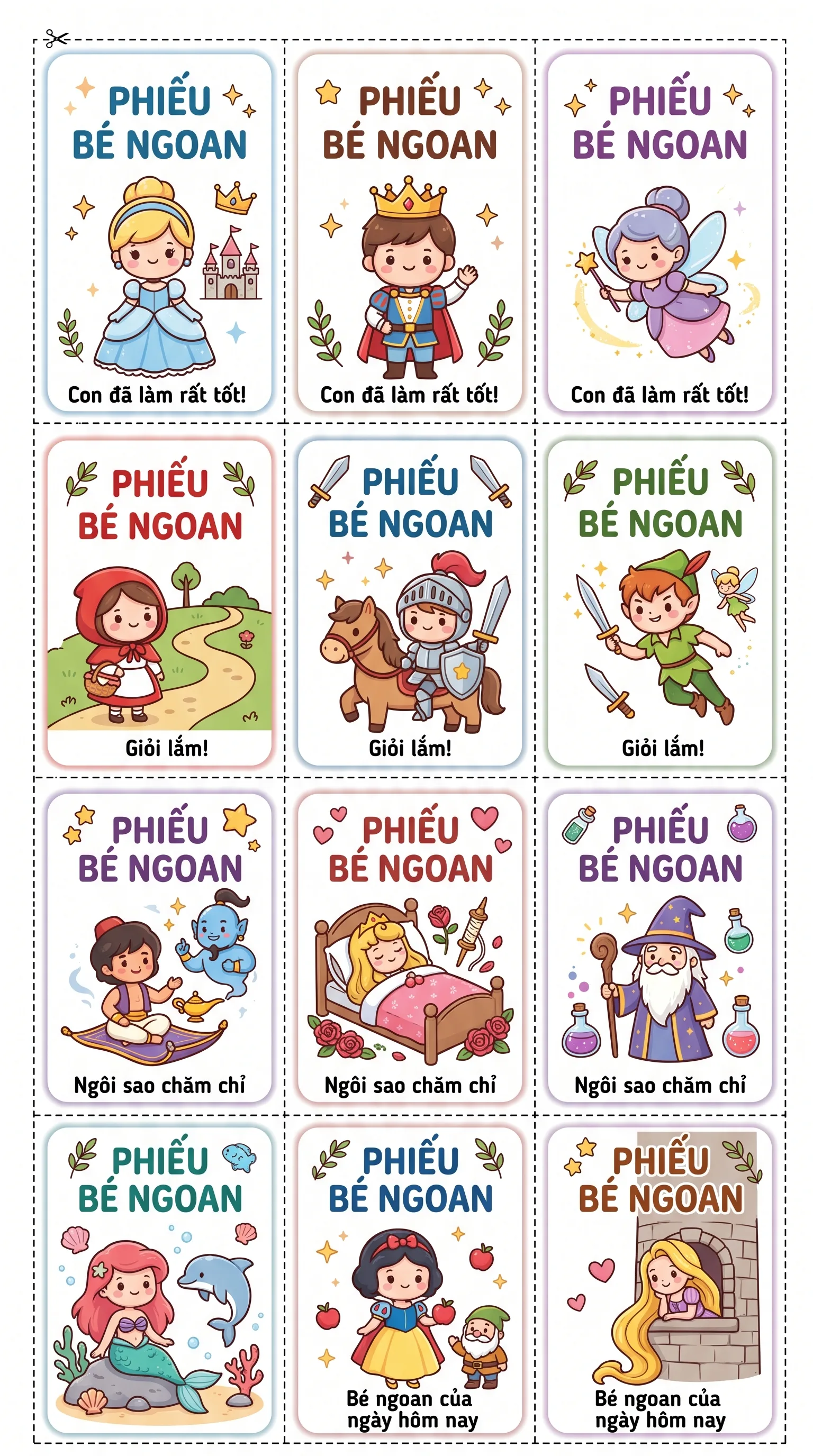 Xem thử học liệu Phiếu Bé Ngoan - Trang 1